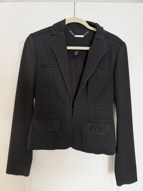 White House Black Market Black Tailored Women's Blazer Jacket